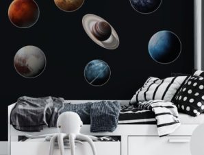 Πλανήτες στο διάστημα, Παιδικά, Mini Pack αυτοκόλλητα, 98x99cm