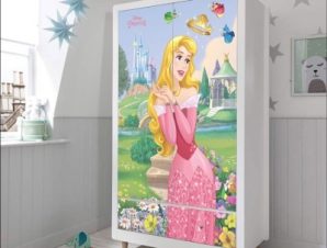 Aurora, Princess!, Παιδικά, Αυτοκόλλητα ντουλάπας, 100 x 100 εκ.