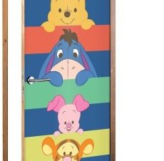 Winnie and his friends, Winnie the pooh, Παιδικά, Αυτοκόλλητα πόρτας, 60 x 170 εκ.