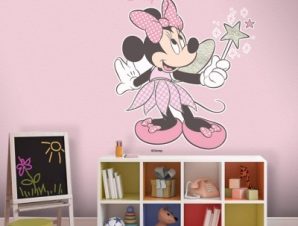 Minnie Mouse is a fairy, Παιδικά, Αυτοκόλλητα τοίχου, 46 x 53 εκ.